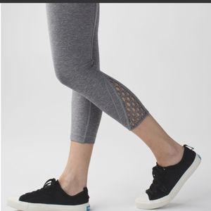 Lululemon True Self Crop Heathered Slate